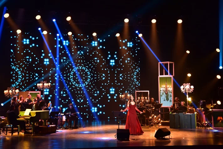 Carla Chamoun at Casino du Liban