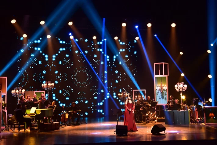 Carla Chamoun at Casino du Liban