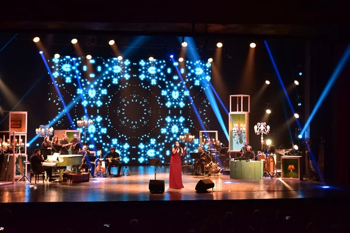 Carla Chamoun at Casino du Liban