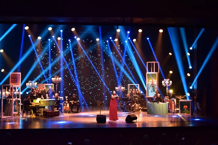 Carla Chamoun at Casino du Liban