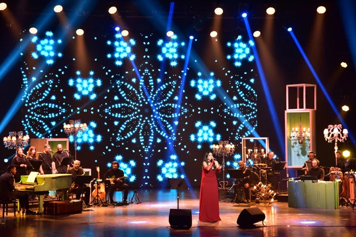 Carla Chamoun at Casino du Liban