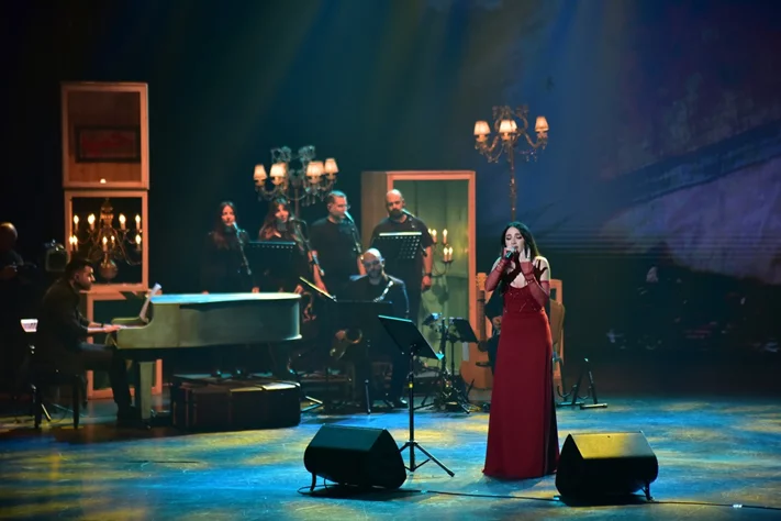 Carla Chamoun at Casino du Liban