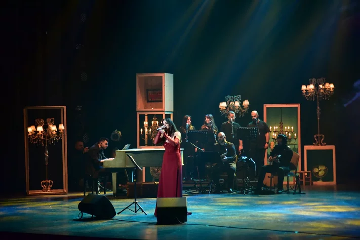 Carla Chamoun at Casino du Liban