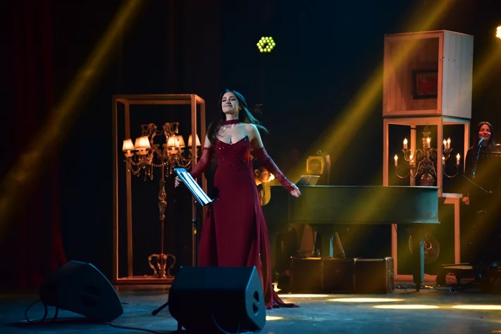 Carla Chamoun at Casino du Liban