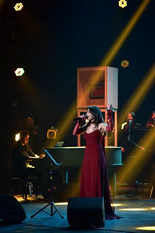 Carla Chamoun at Casino du Liban