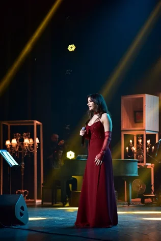 Carla Chamoun at Casino du Liban