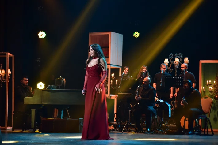 Carla Chamoun at Casino du Liban