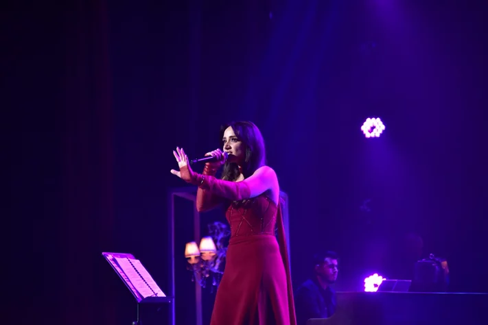 Carla Chamoun at Casino du Liban