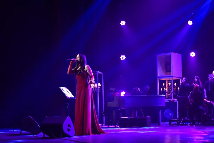 Carla Chamoun at Casino du Liban