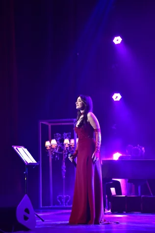 Carla Chamoun at Casino du Liban