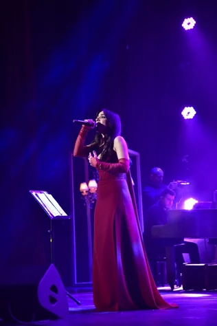 Carla Chamoun at Casino du Liban