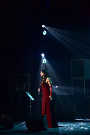 Carla Chamoun at Casino du Liban