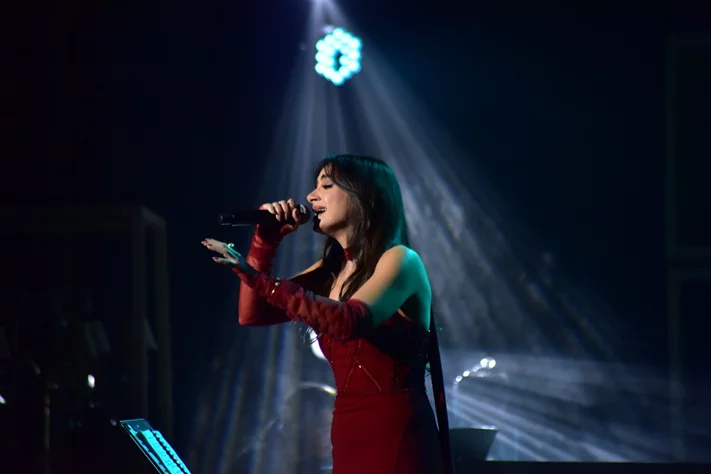 Carla Chamoun at Casino du Liban