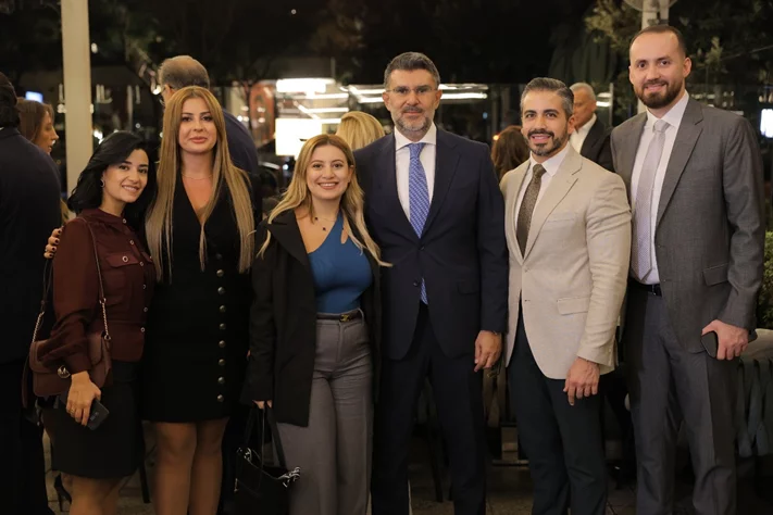 A Packed Dinner at Thanna Restaurant in Support of Candidate Elie Bazerli for President of the Beirut Bar Association