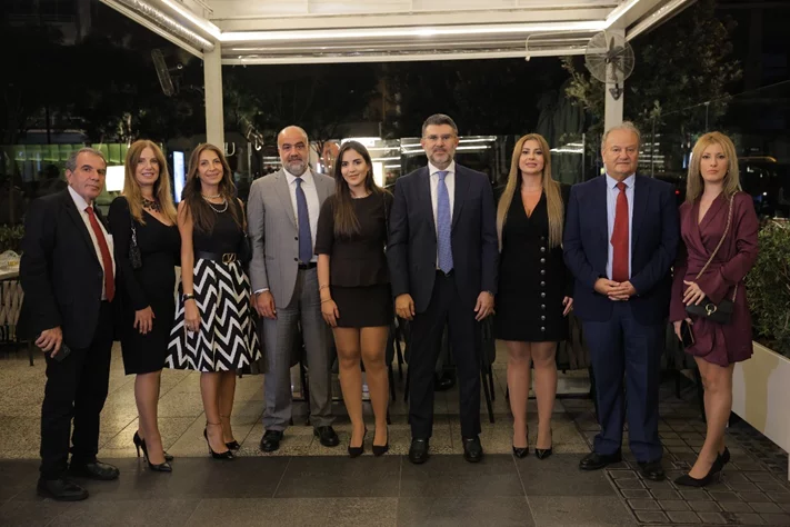 A Packed Dinner at Thanna Restaurant in Support of Candidate Elie Bazerli for President of the Beirut Bar Association
