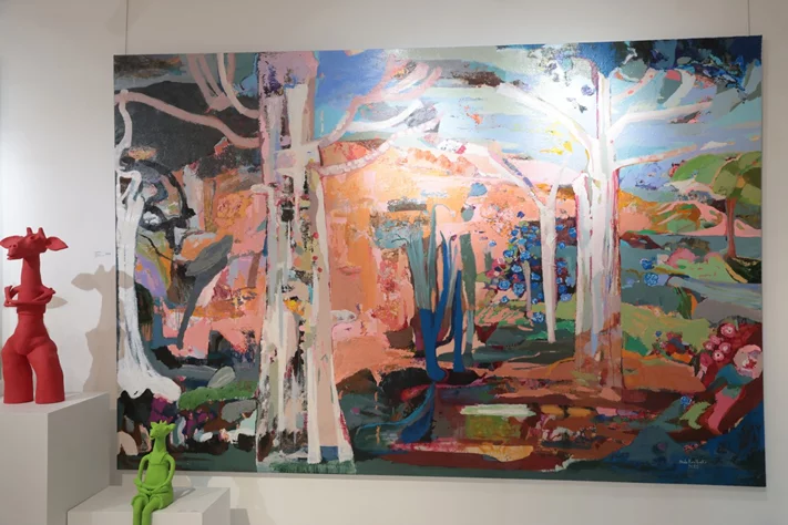 Giraffitude Souls in Color, A solo exhibition by Lebanese artist Joa Chelala