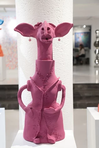 Giraffitude Souls in Color, A solo exhibition by Lebanese artist Joa Chelala