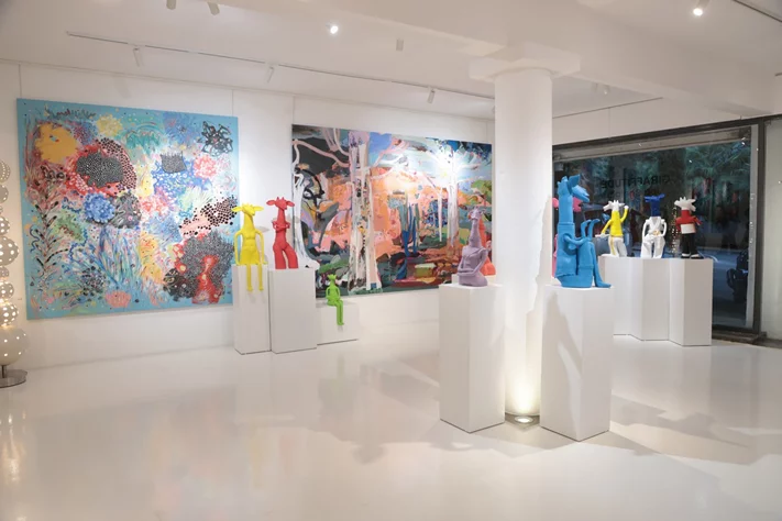 Giraffitude Souls in Color, A solo exhibition by Lebanese artist Joa Chelala