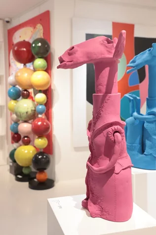 Giraffitude Souls in Color, A solo exhibition by Lebanese artist Joa Chelala