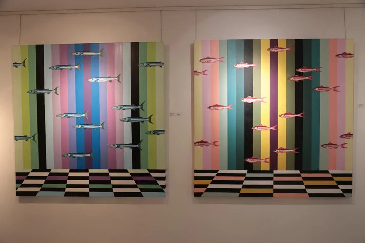 Giraffitude Souls in Color, A solo exhibition by Lebanese artist Joa Chelala