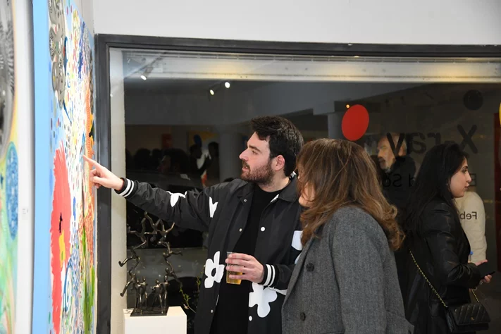 Opening reception of X-ray, A solo-exhibition by Edouard Souhaid