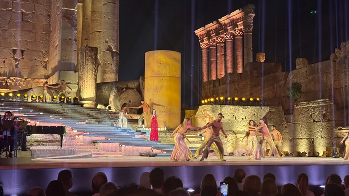 Hiba Tawaji & Oussama Rahbani at Baalbeck International Festival
