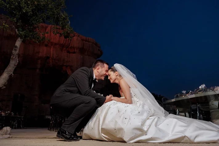 Wedding of Dana El Hallani and Alain Saad