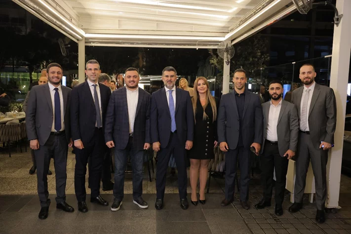 A Packed Dinner at Thanna Restaurant in Support of Candidate Elie Bazerli for President of the Beirut Bar Association
