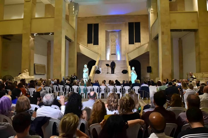 Tenor Gabriel Abdel Nour performed in the National Museum of Beirut 