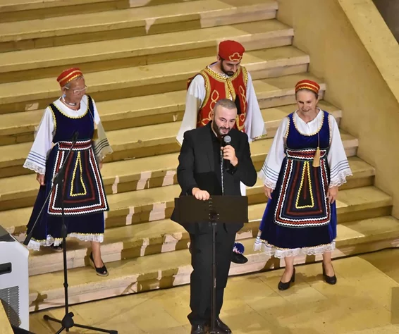 Tenor Gabriel Abdel Nour performed in the National Museum of Beirut 