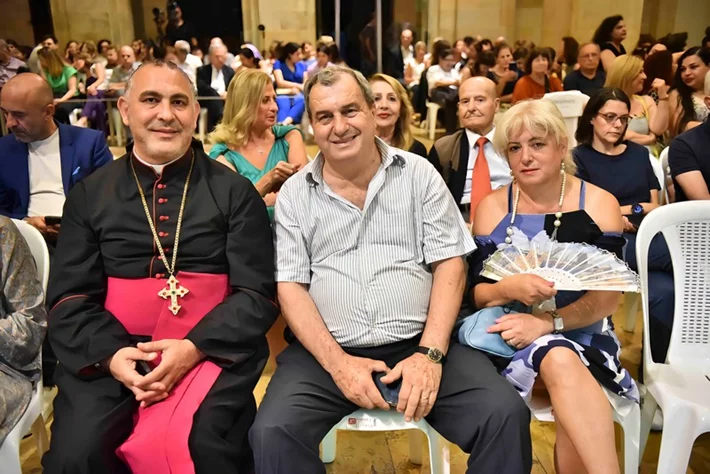 Tenor Gabriel Abdel Nour performed in the National Museum of Beirut 
