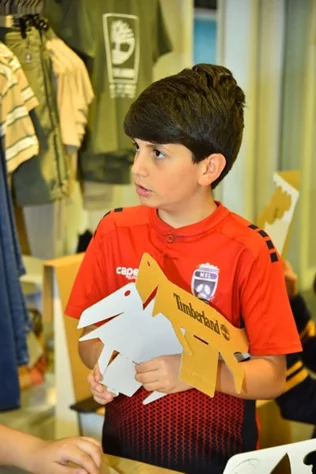 Timberland and GS Hosts Sustainable Workshop for Kids