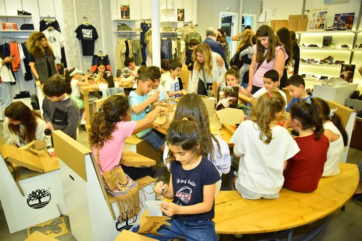 Timberland and GS Hosts Sustainable Workshop for Kids