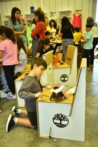Timberland and GS Hosts Sustainable Workshop for Kids