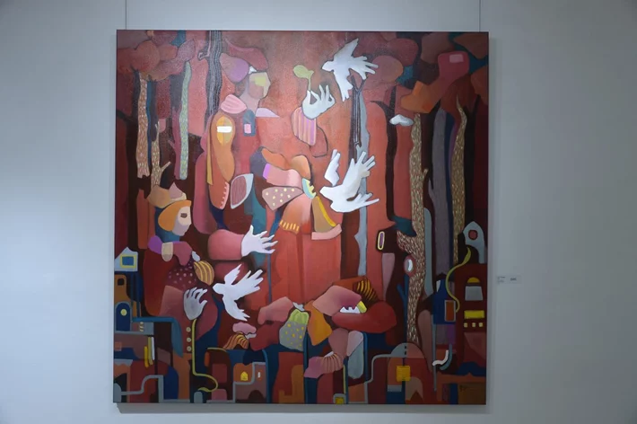 Ziara, A solo exhibition by Janet Hagopian at Chaos Art Gallery