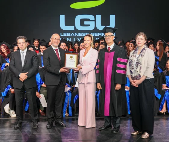 Lebanese German University Celebrates Its Fifteenth Commencement Exercises