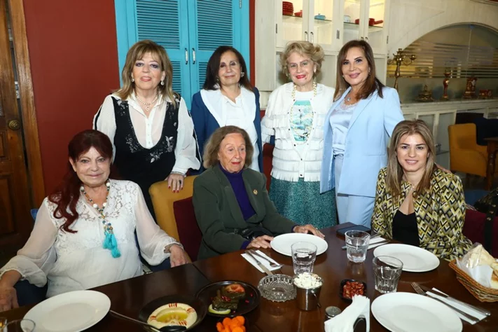 Lunch Hosted by Mrs. Linda Lamah at Uptown Beirut