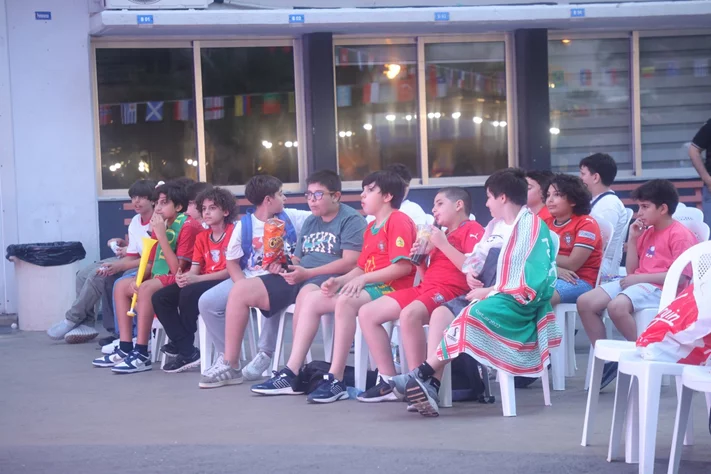 Football Match at Lycee Verdun