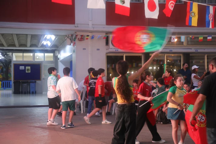 Football Match at Lycee Verdun