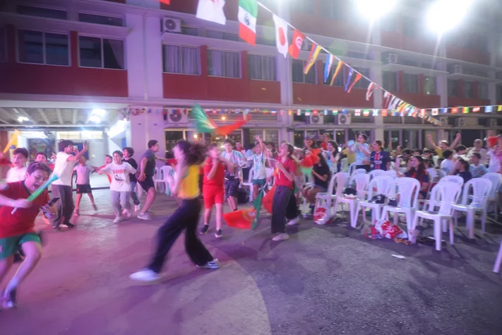 Football Match at Lycee Verdun