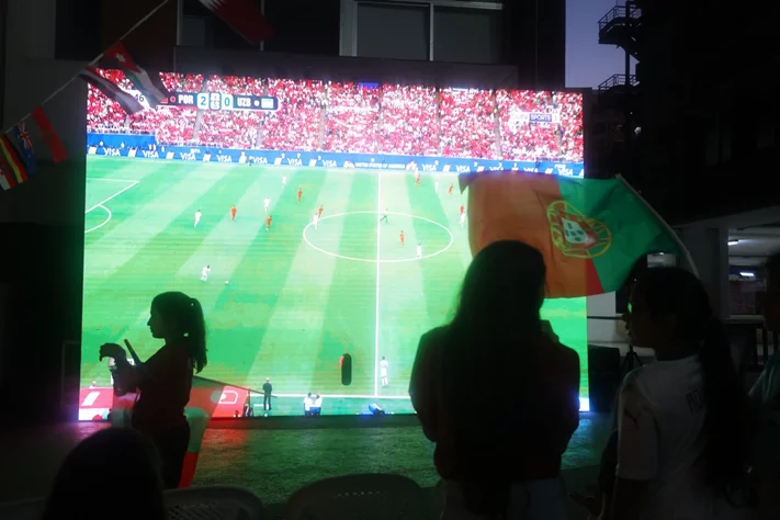 Football Match at Lycee Verdun