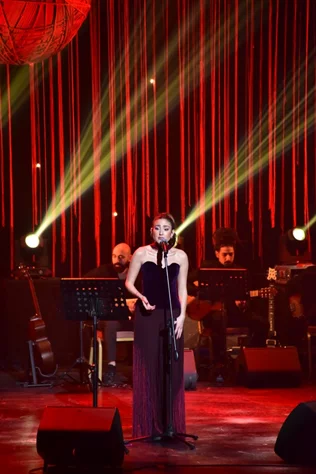 Marilyne Naaman at Casino du Liban