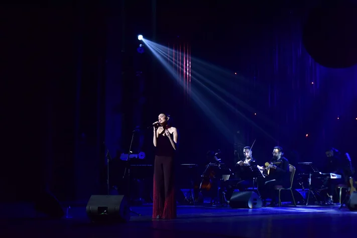 Marilyne Naaman at Casino du Liban