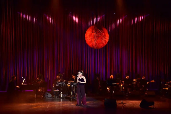 Marilyne Naaman at Casino du Liban