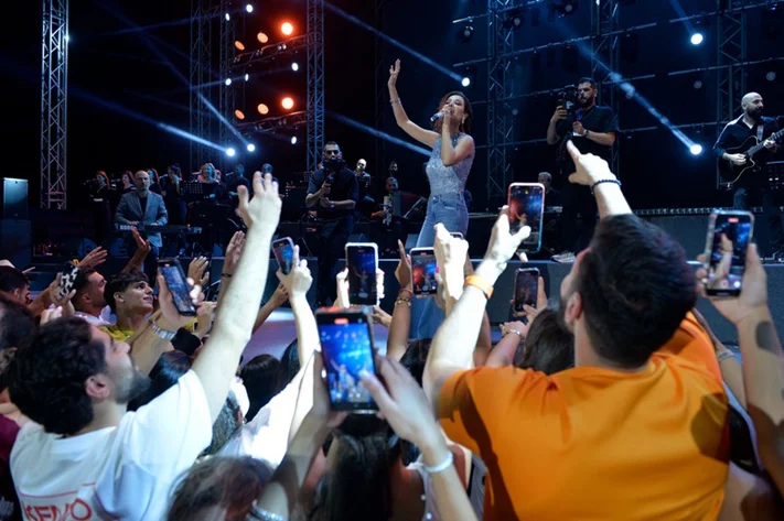 Nancy Ajram at Byblos Festival