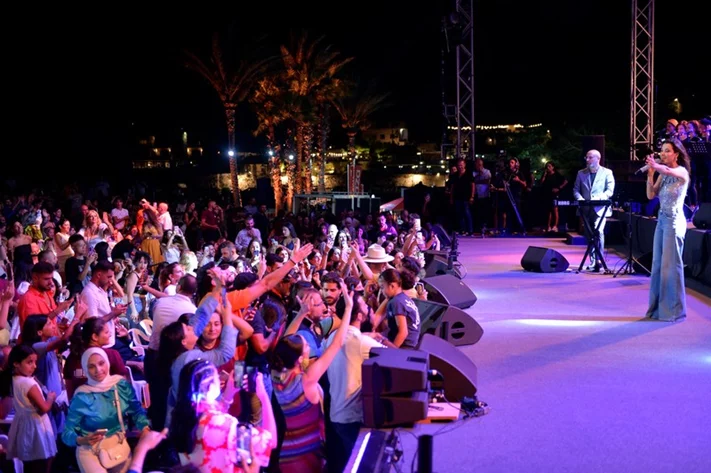 Nancy Ajram at Byblos Festival