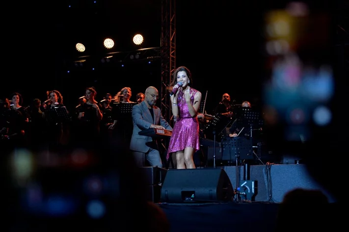 Nancy Ajram at Byblos Festival