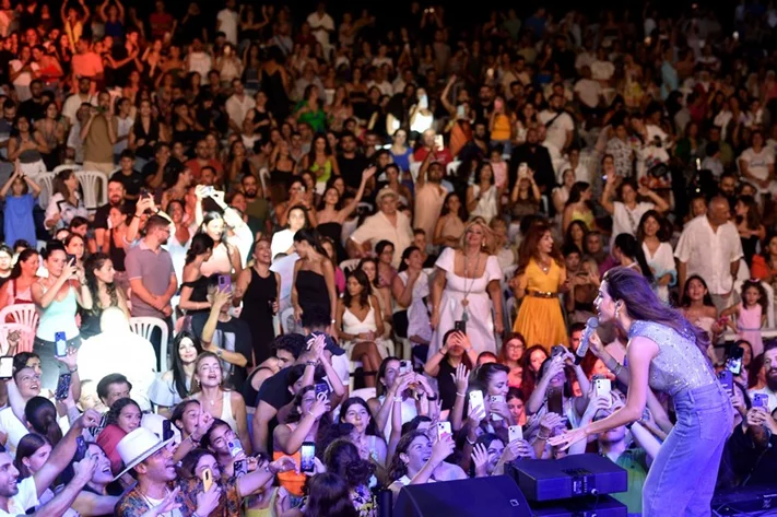 Nancy Ajram at Byblos Festival