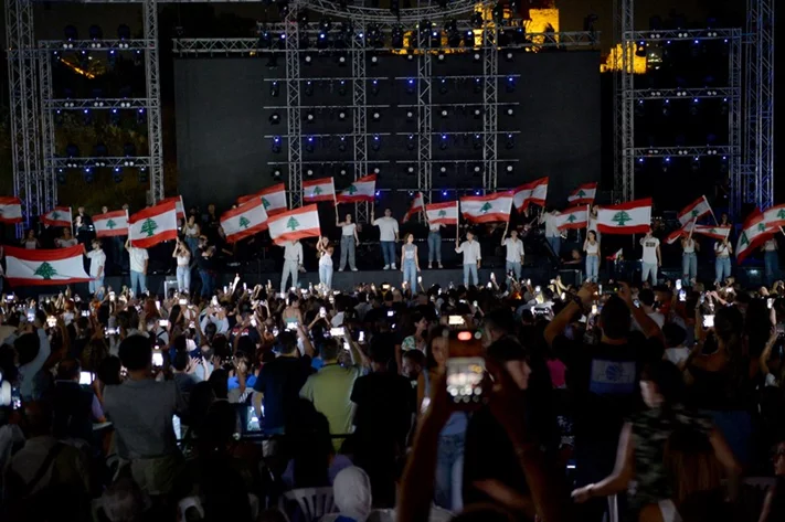 Nancy Ajram at Byblos Festival