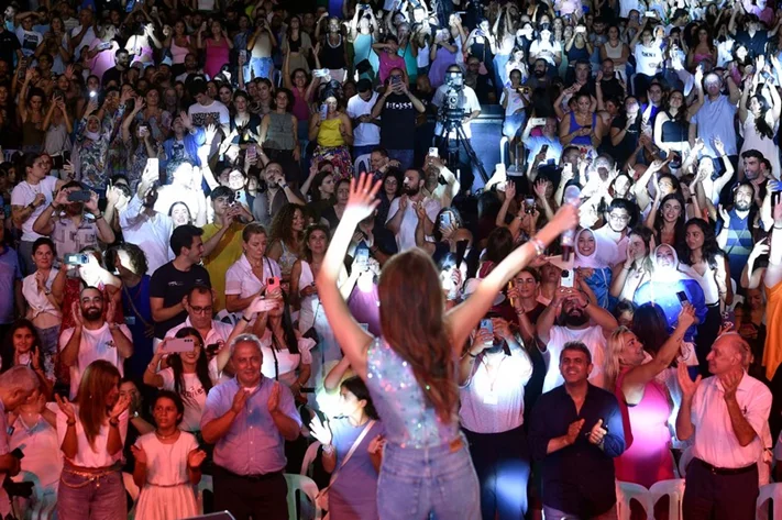 Nancy Ajram at Byblos Festival